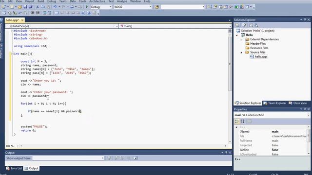 Microsoft Visual Studio C++ Tutorial 12 (Exercise/Lab 2), HD смотреть онлайн