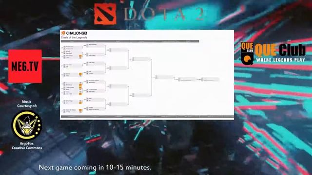 Que Club Dota 2 tournament Clash of the Legends Prize pool of 25,000AED - March 13-14th Duba - 2 / смотреть онлайн