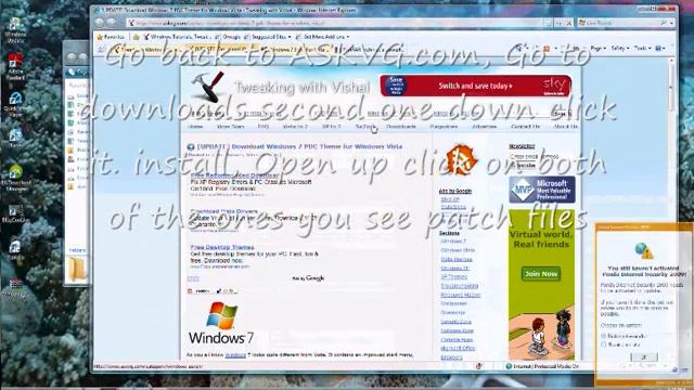[Custimization]: Transform Windows Vista/xp Into Windows Seven Ultimate: The look (theme) смотреть онлайн