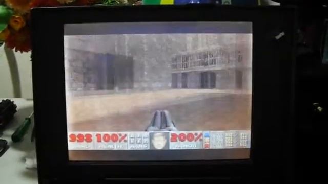 Doom on 4MB ram ibm 345cs laptop(cdoom -file sponepat -warp 1 -nosound -ram8mb -ufast) смотреть онлайн