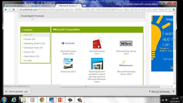 Baruch College CIS Majors - All about Microsoft DreamSpark (OLD VIDEO) смотреть онлайн
