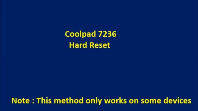 How to Hard Reset Coolpad 7236 and Forgot Password Recovery, Factory Reset смотреть онлайн