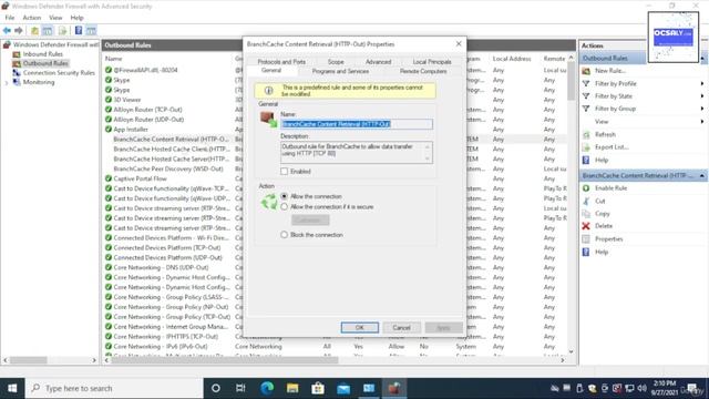 005 Windows Firewall Working Principle смотреть онлайн
