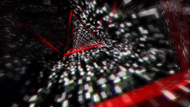 Screensaver 4k with a two-hour flight through a digital-style tunnel смотреть онлайн