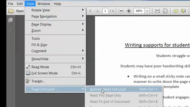 TTS Reading Support Built into Adobe Reader смотреть онлайн
