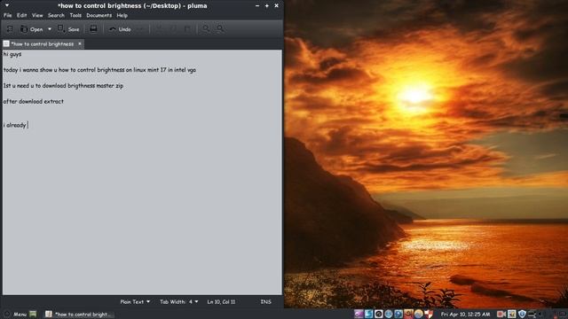 how to controll brightness on linux mint17 intel vga смотреть онлайн