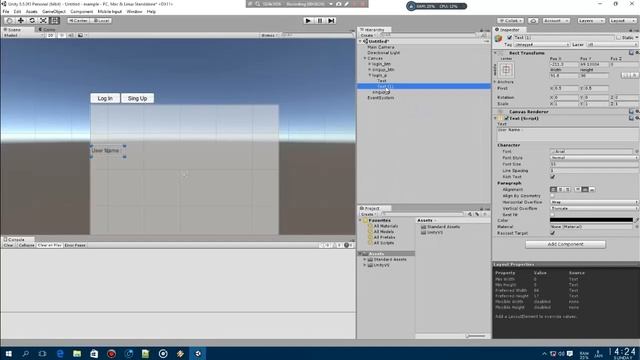 unity form login-sing up part 1 смотреть онлайн