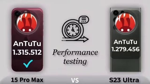 IPHONE 15 PRO MAX vs S23 ULTRA смотреть онлайн