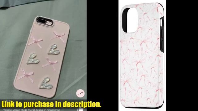 Buy iPhone 12/12 Pro Coquette Pink Bows Aesthetic Ribbons Watercolor Phone Case смотреть онлайн