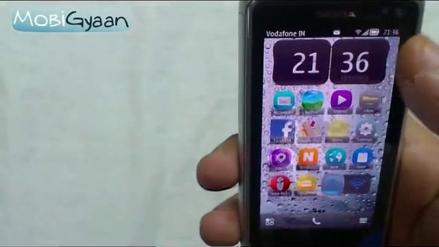 Symbian Belle on Nokia N8 : Hands on UI demo смотреть онлайн