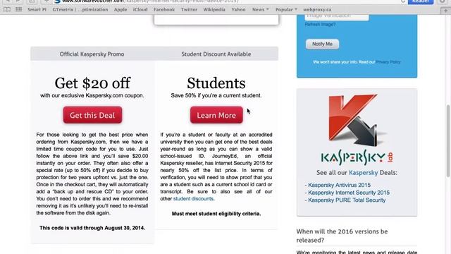 Kaspersky Internet Security Multi-Device 2015 - Using Coupons at SoftwareVoucher.com смотреть онлайн