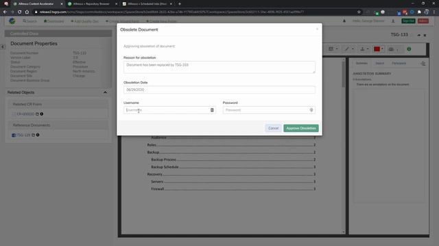 Alfresco Content Accelerator for Policy and Procedure Management - Obsolete Document смотреть онлайн