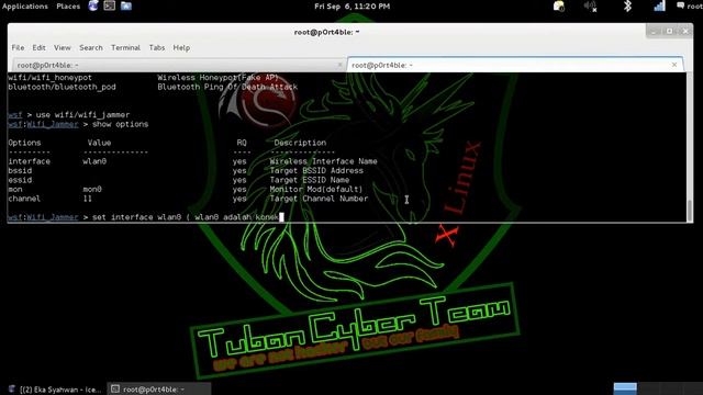 Tutorial Websploit (Wifi Jammer) with Kali linux Indonesia | Tuban-Cyber.org | p0rt4ble смотреть онлайн