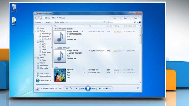 How to add media information by dragging items in Windows® Media Player смотреть онлайн