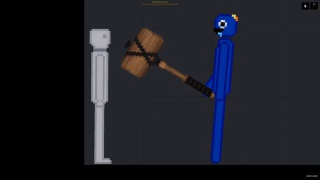 BLUE RAINBOW FRIEND PEOPLE PLAYGROUND vs MELON PLAYGROUND vs REGULAR HUMAN WORKSHOP смотреть онлайн