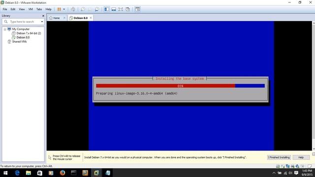 Instal Debian 8 0 di VMware WorkStation смотреть онлайн