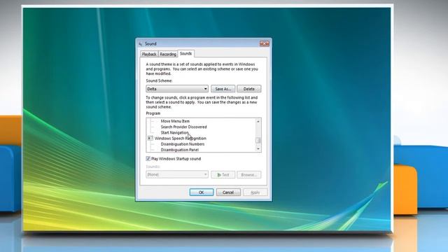 Windows® Vista: Turn off click sound смотреть онлайн