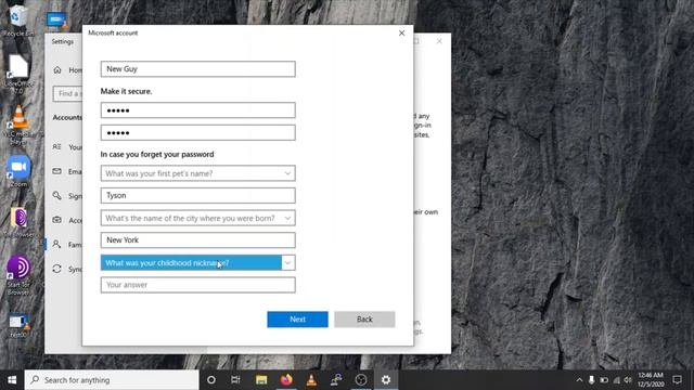 Add new users in Win10 смотреть онлайн
