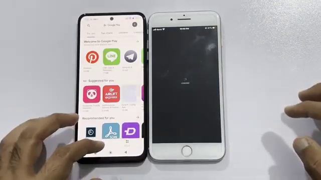 I phone 8 and note 11-s PUBG test смотреть онлайн