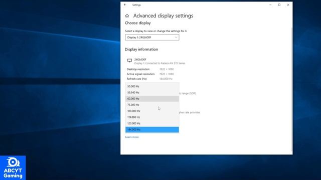 How to Change Monitor Refresh Rate (hz) in Windows смотреть онлайн