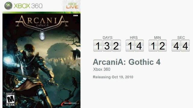 ArcaniA: Gothic 4 Xbox 360 Countdown смотреть онлайн