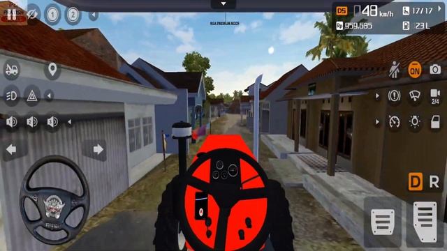 Swaraj Tractor Driving in Bus Simulator Indonesia Android Gameplay | Indian Tractor Simulator смотреть онлайн