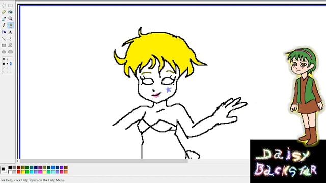 #SpeedDraw #SpeedPaint Ocean Mermaid by Daisy Backstar MS Paint Windows XP Version Old Classic смотреть онлайн