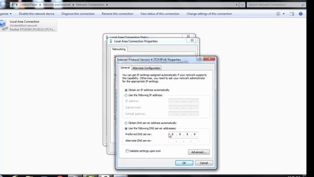 How To Change Google DNS Server in Windows смотреть онлайн