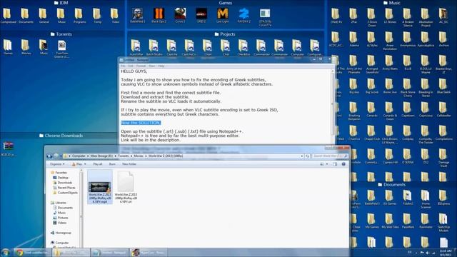 VLC Greek Subtitles Encoding FIX смотреть онлайн