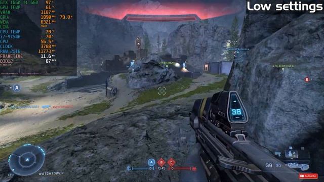 Halo Infinite Multiplayer GTX 1660 Ti 6GB | Max vs. Low settings (1080p Gameplay) смотреть онлайн