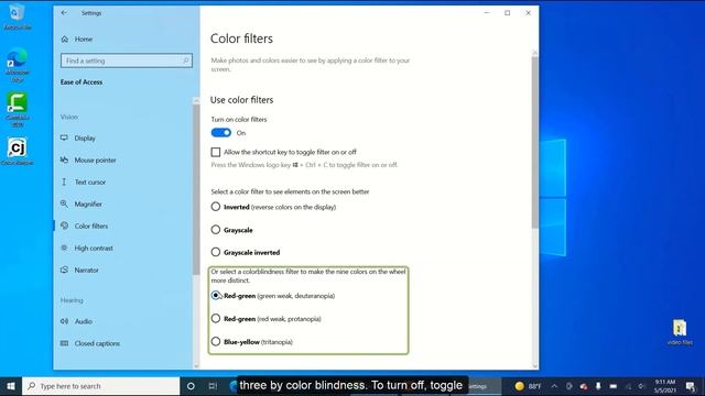 AT & UDL Loan Library - Tips and Tricks - Windows Ease of Access - High Contrast and Color filters смотреть онлайн