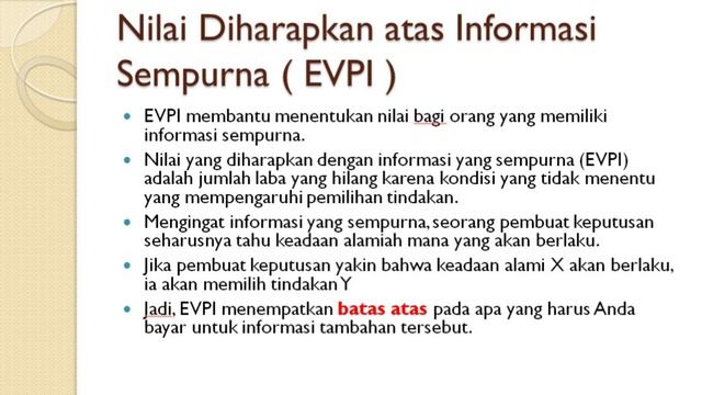 KULIAH ONLINE PENGAMBILAN KEPUTUSAN DIBAWAH RISIKO, EMV DAN EVPI смотреть онлайн