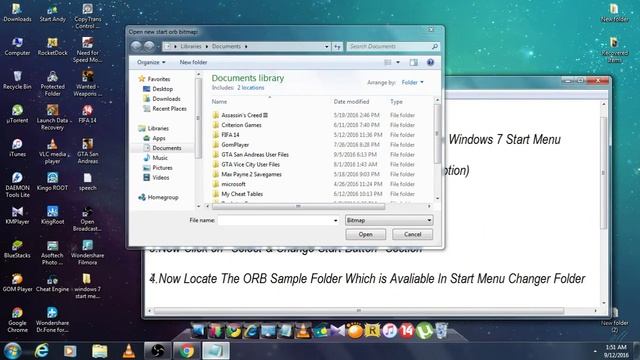 How To Change Windows 7 Start Menu Button смотреть онлайн