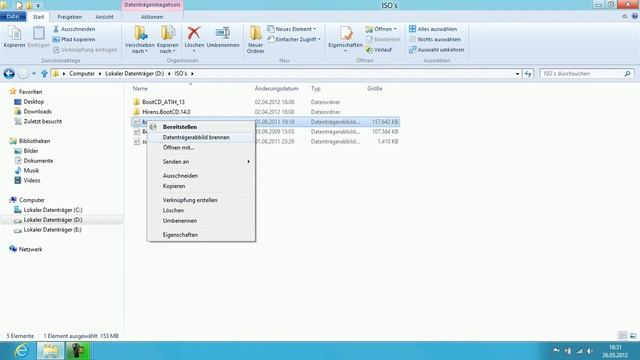 ISO Datei direkt unter Windows 8 mounten смотреть онлайн