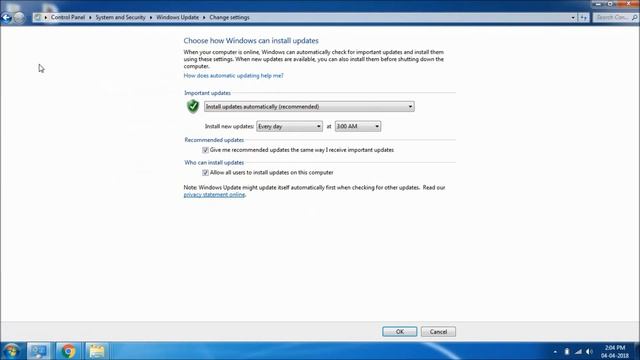 How To Turn Off Window Update in Window 7 - Hindi смотреть онлайн
