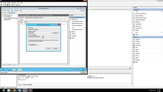 Server 2012 DFS Replication смотреть онлайн