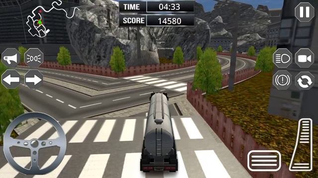Oil Transport truck driving 3D / iOS Gameplay #2 смотреть онлайн