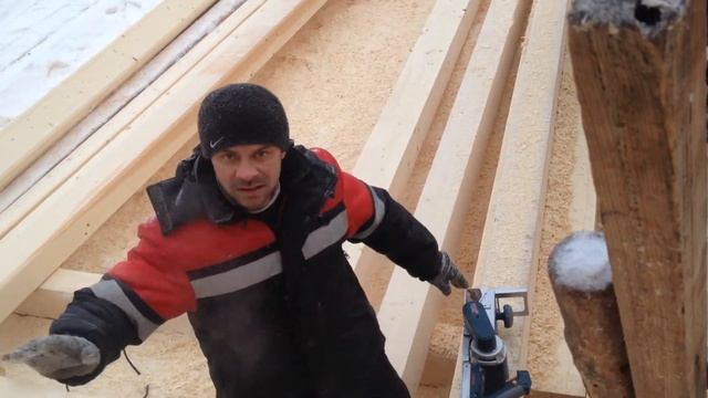 Строительство дома из бруса. смотреть онлайн