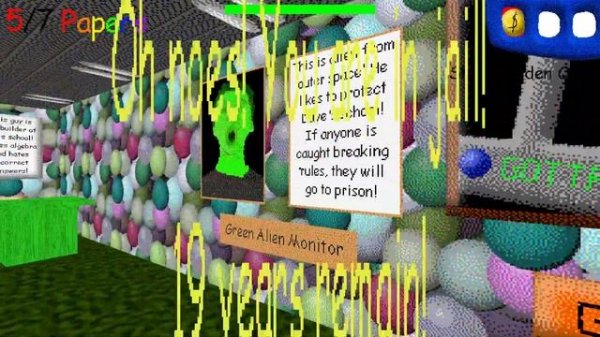 Dave's Fun Algebra Class! | Baldi's Basics Mod