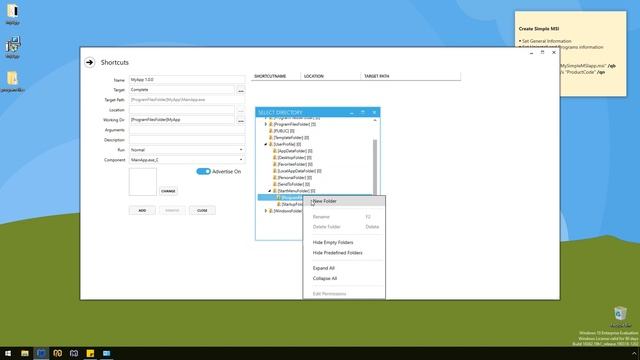 Create a simple MSI file смотреть онлайн