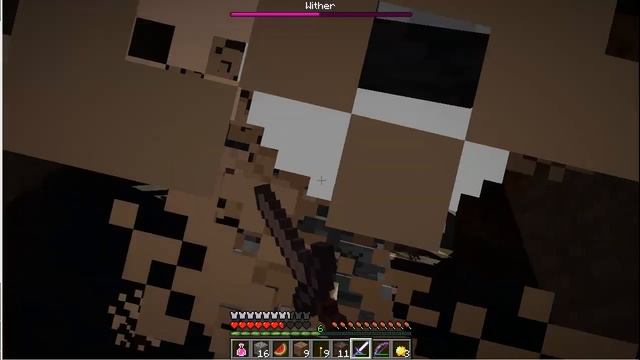 Minecraft Вызов боса Wither смотреть онлайн