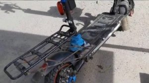 Электросамокат KUGOO Max Speed и дополнение сумка и багажник