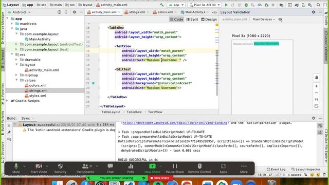Mobile & Web Service [Kuliah Daring] - Pengenalan Layout, Splash Screen & Icon Launcher смотреть онлайн