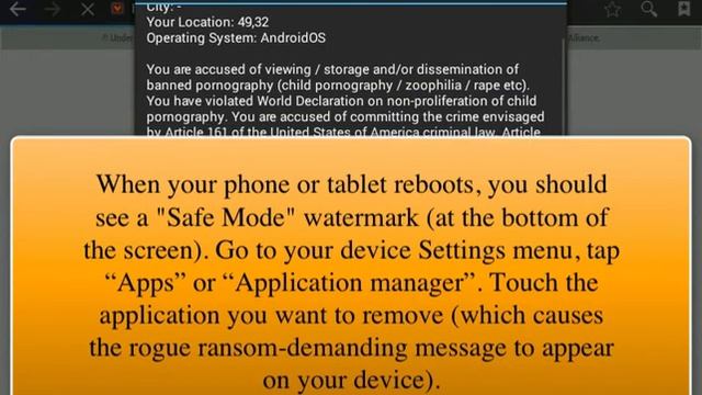 Remove 'Your mobile device has been blocked' scam from Android смотреть онлайн