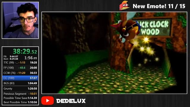 Banjo Kazooie Any% Speedrun in 1:17:04 (Xbox) смотреть онлайн