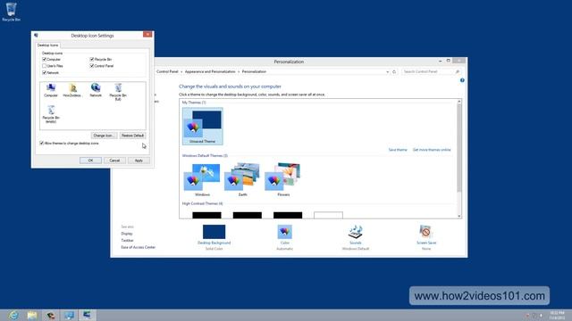 How to add or remove Computer Icon on Windows 8 Desktop смотреть онлайн