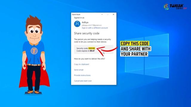 How to Share Screen on Windows 10 Using Quick Assist смотреть онлайн