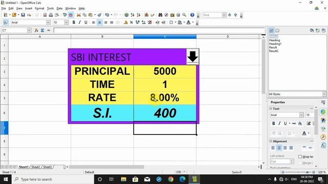 Create Scenarios in Open Office Calc смотреть онлайн