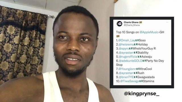 🇬🇭 Top 10 Songs In Ghana On Apple Music And There’s No Ghanaian Song ‼️ смотреть онлайн