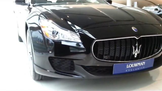Maserati Quattroporte in the showroom смотреть онлайн